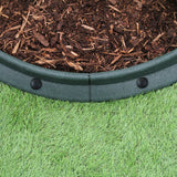 Flexible Lawn Edging Green 1.2m x 36 - Used - Acceptable