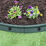 Flexible Lawn Edging Green 1.2m x 24 - Used - Good
