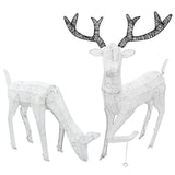 Large Light Up Stag & Doe Reindeer Set - Like New