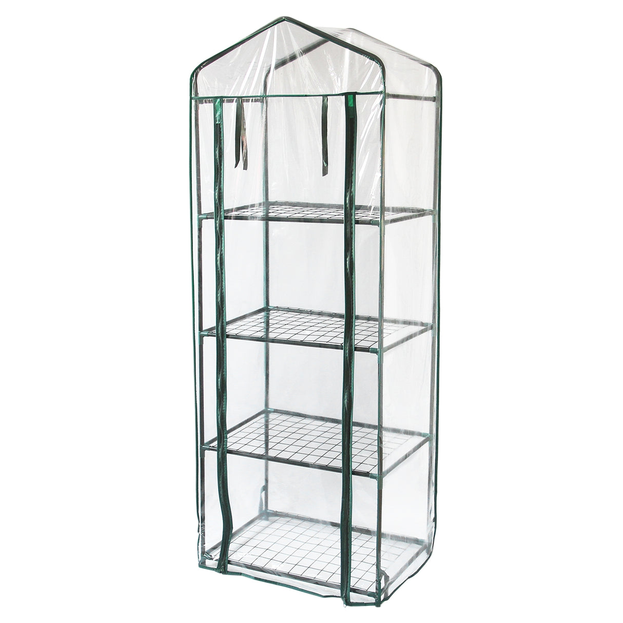 Mini Greenhouse 4 Tier with Plastic Cover - Used - Very Good