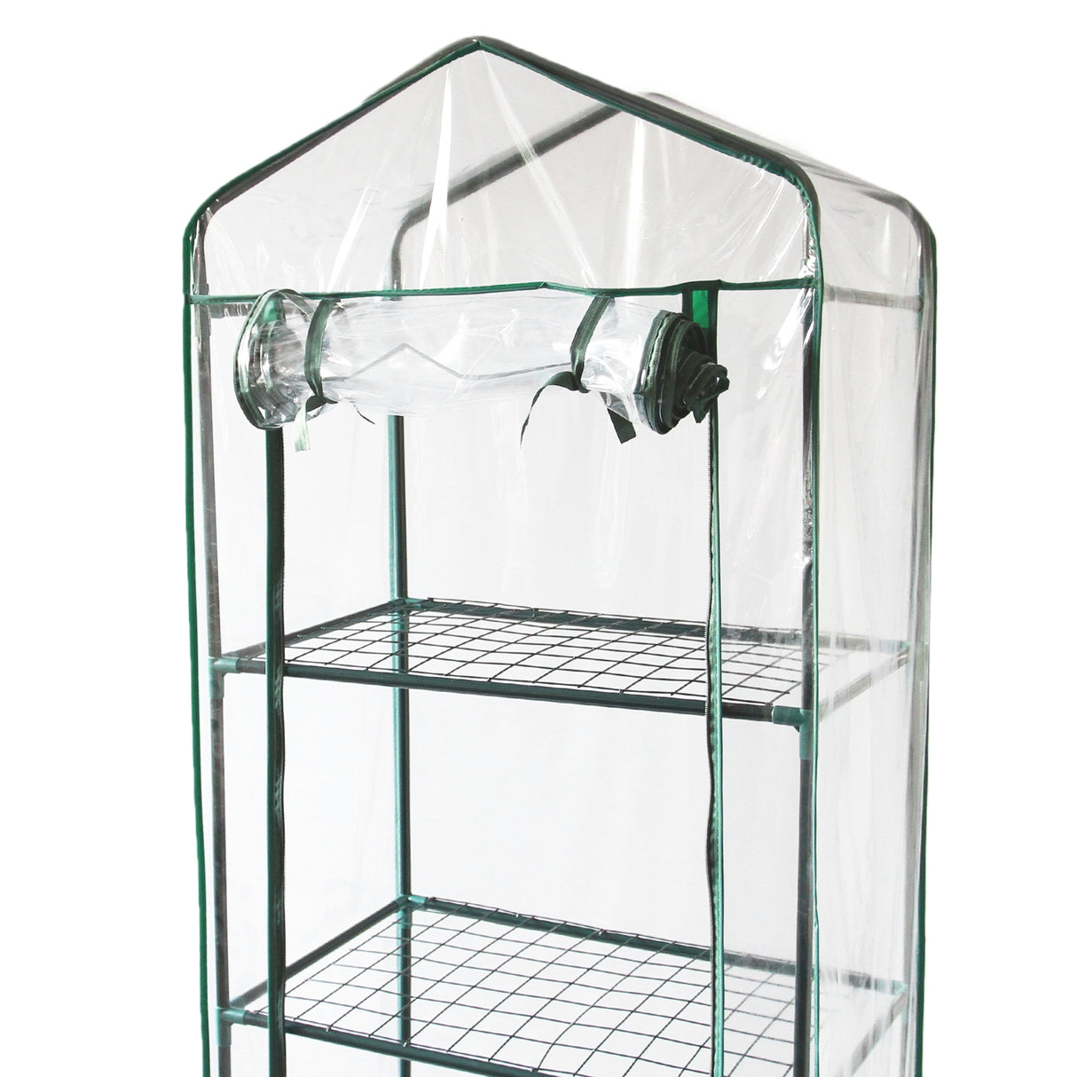 Mini Greenhouse 4 Tier with Plastic Cover - Used - Good