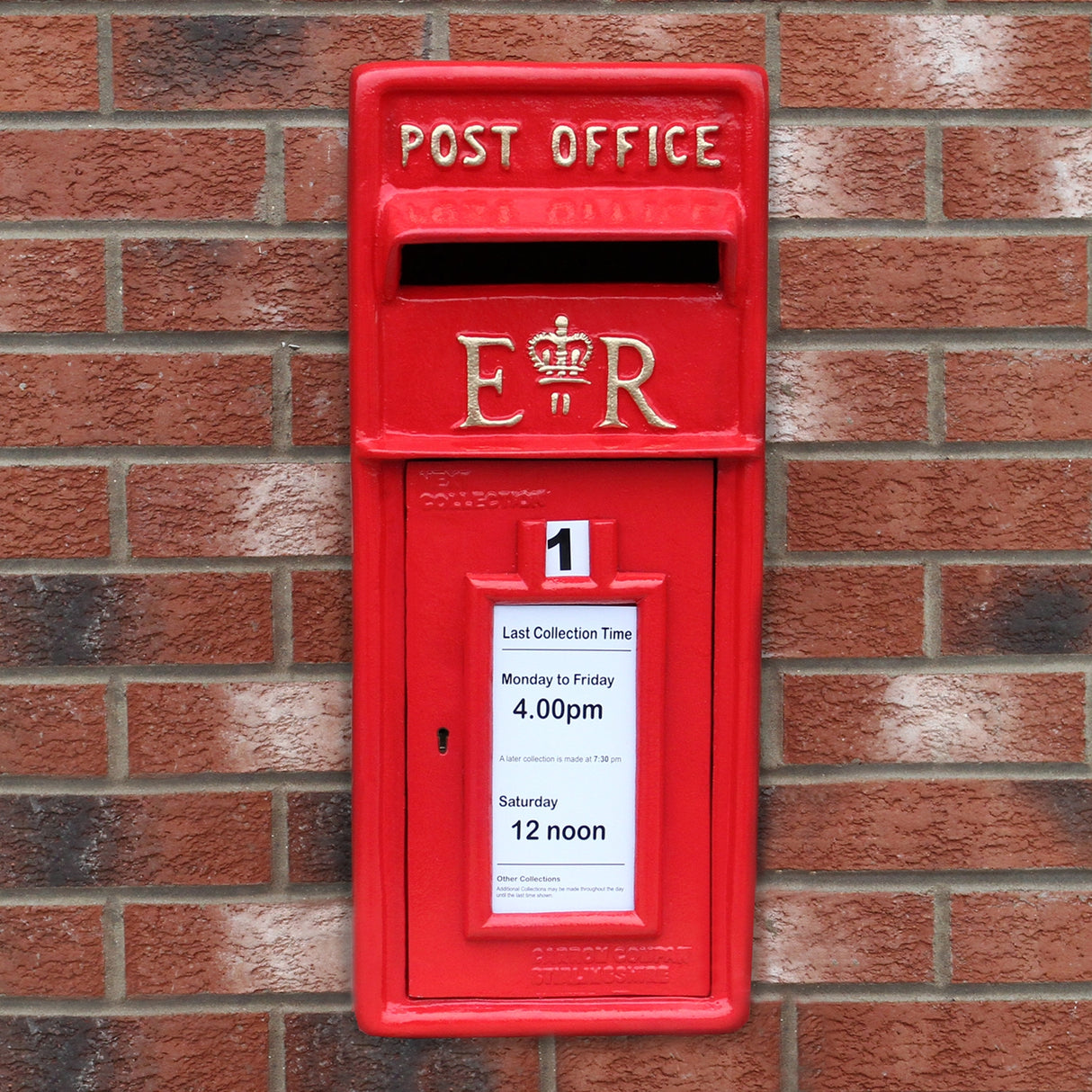 Red Royal Mail Post Box - Used - Acceptable