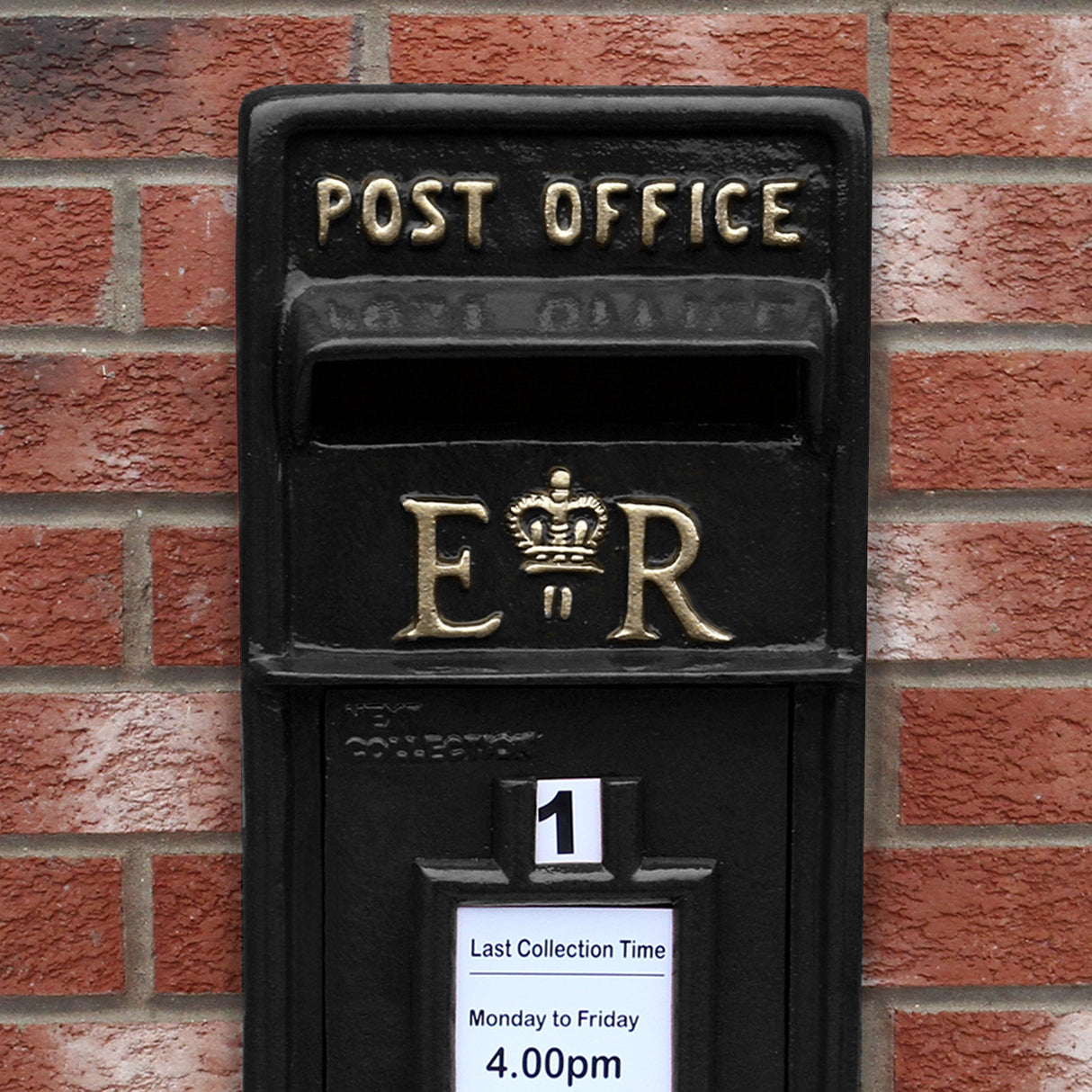 Black Royal Mail Post Box - Used - Very Good