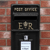 Black Royal Mail Post Box - Used - Very Good