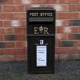 Black Royal Mail Post Box - Like New