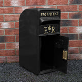 Black Royal Mail Post Box - Like New