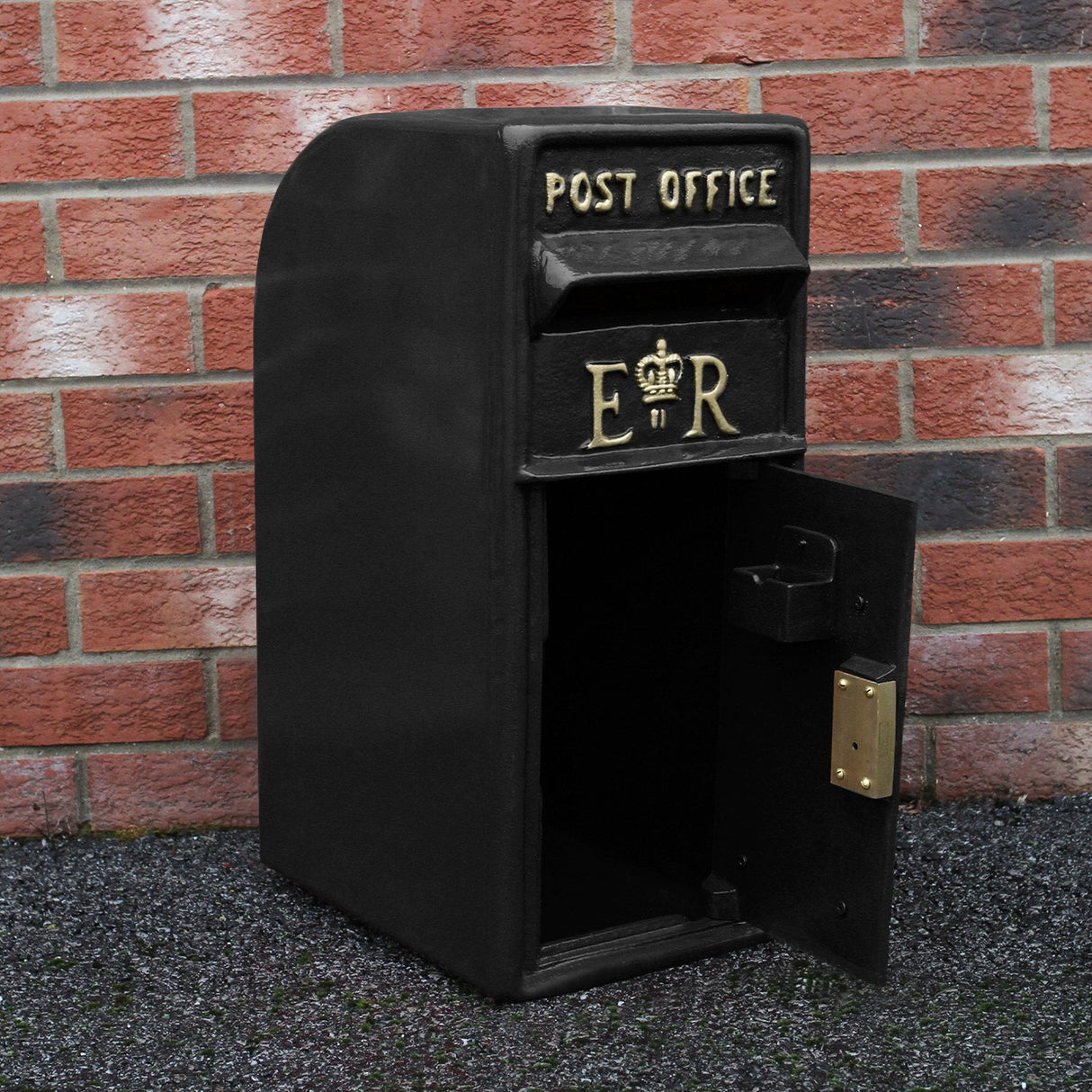 Black Royal Mail Post Box - Used - Good