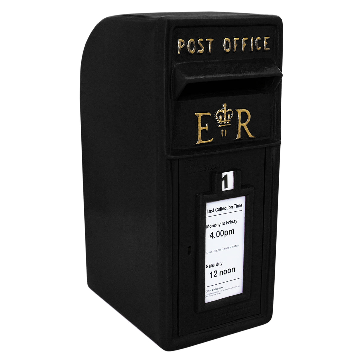 Black Royal Mail Post Box - Used - Good