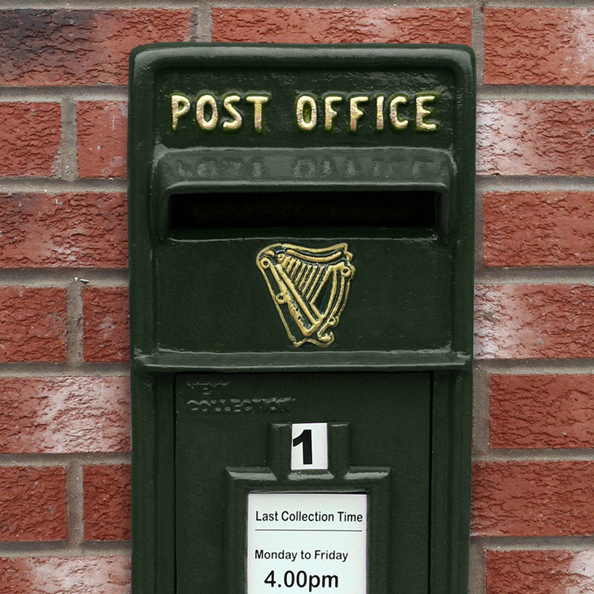 Green Irish Post Box with Stand - Used - Very Good