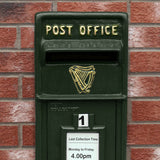 Green Irish Post Box with Stand - Used - Very Good