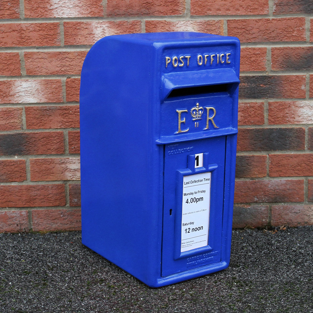 Blue Scottish Post Box - Used - Good