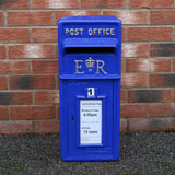 Blue Scottish Post Box with Stand - Used - Good