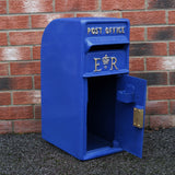 Blue Scottish Post Box with Stand - Used - Good