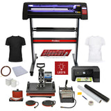 PixMax Da Vinci Bundle 5 in 1 Heat Press, LED Vinyl Cutter, Printer - Like New