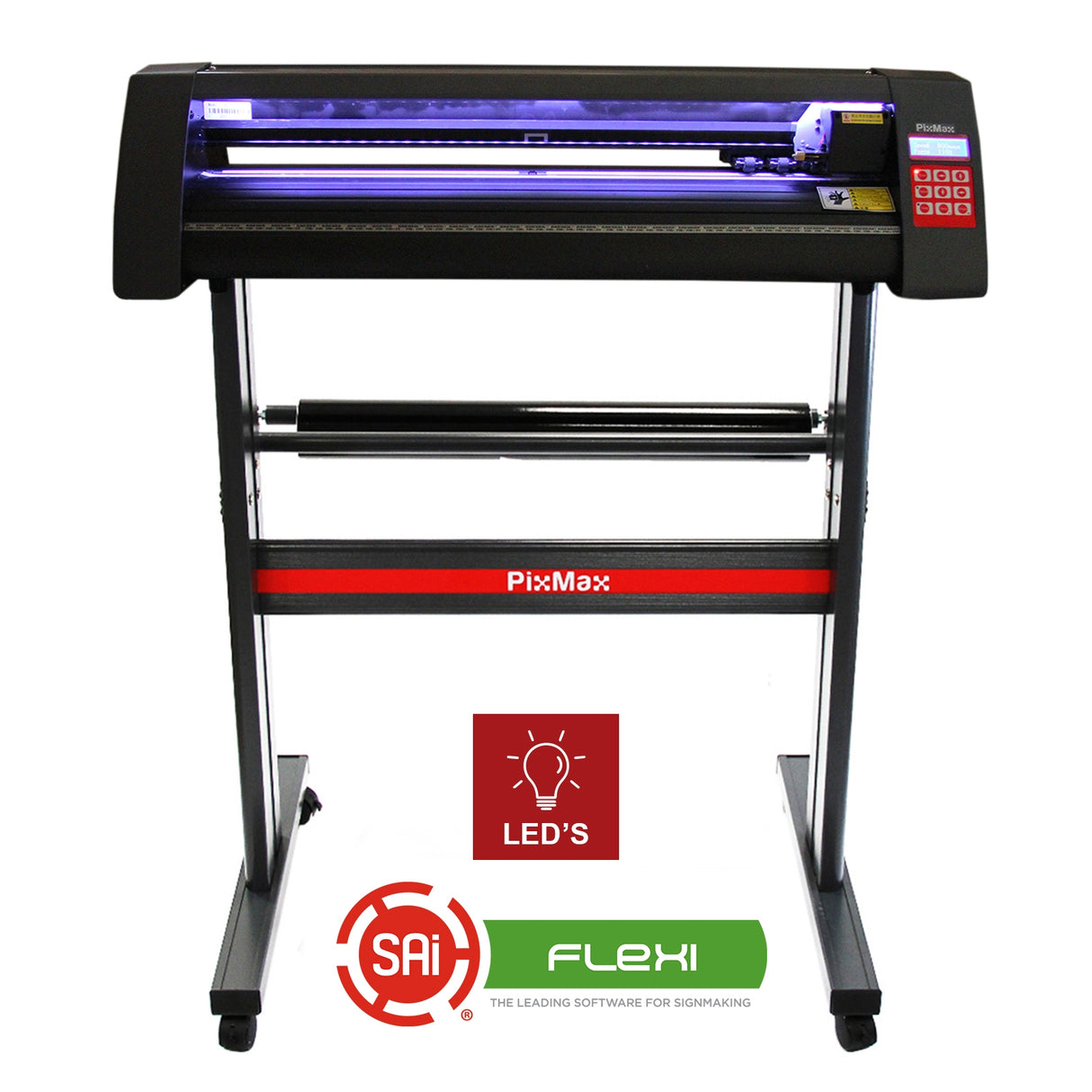 Vinyl Cutter 720mm, FlexiStarter Software & LED Light Guide - Used - Very Good