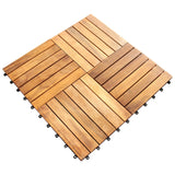 Wooden Decking Tiles - Used - Acceptable