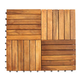Wooden Decking Tiles - Used - Very Good