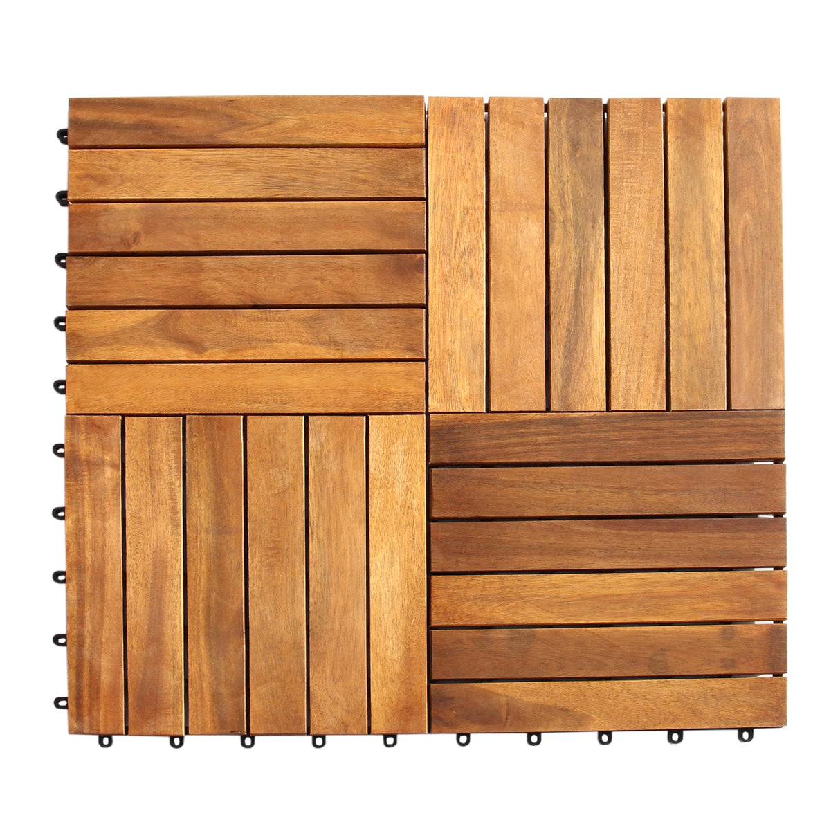 Wooden Decking Tiles - Used - Acceptable