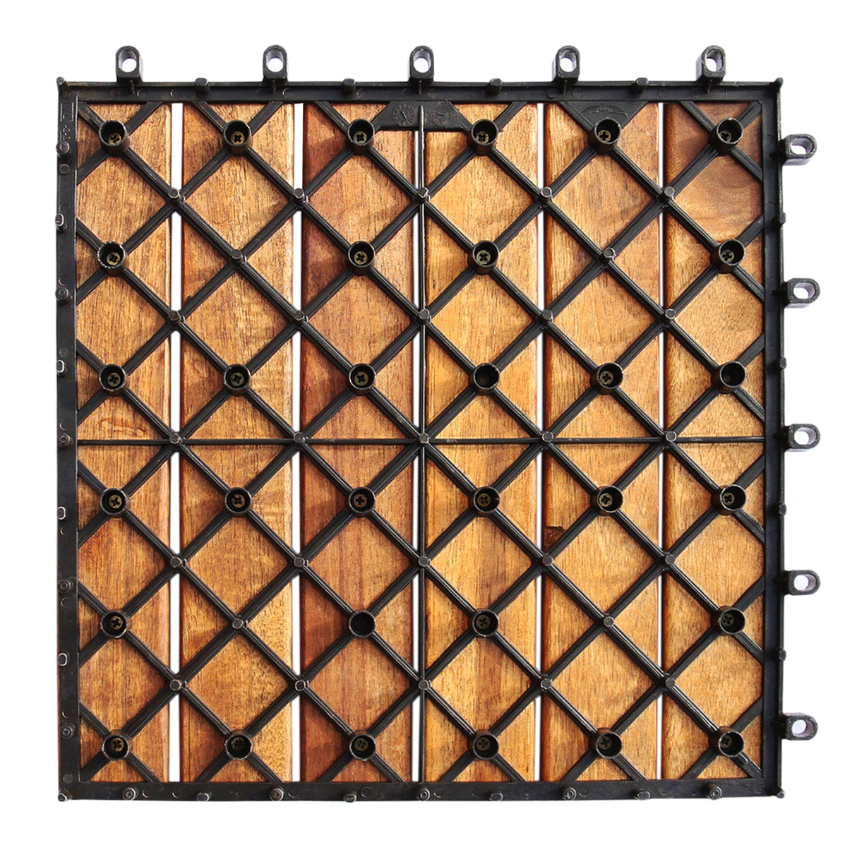 Wooden Decking Tiles - Used - Acceptable