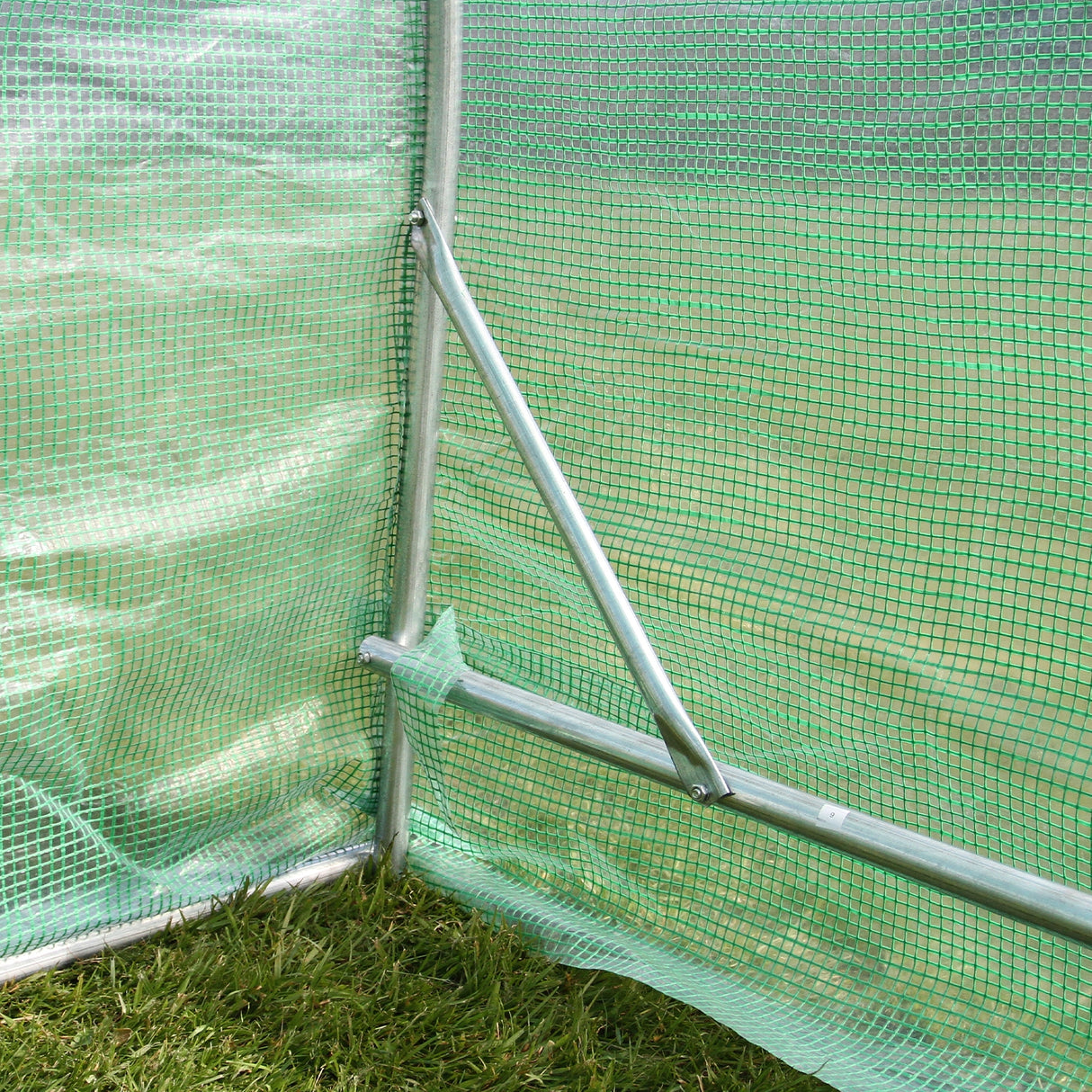 Polytunnel 19mm 2.5m x 2m with Racking - Used - Good