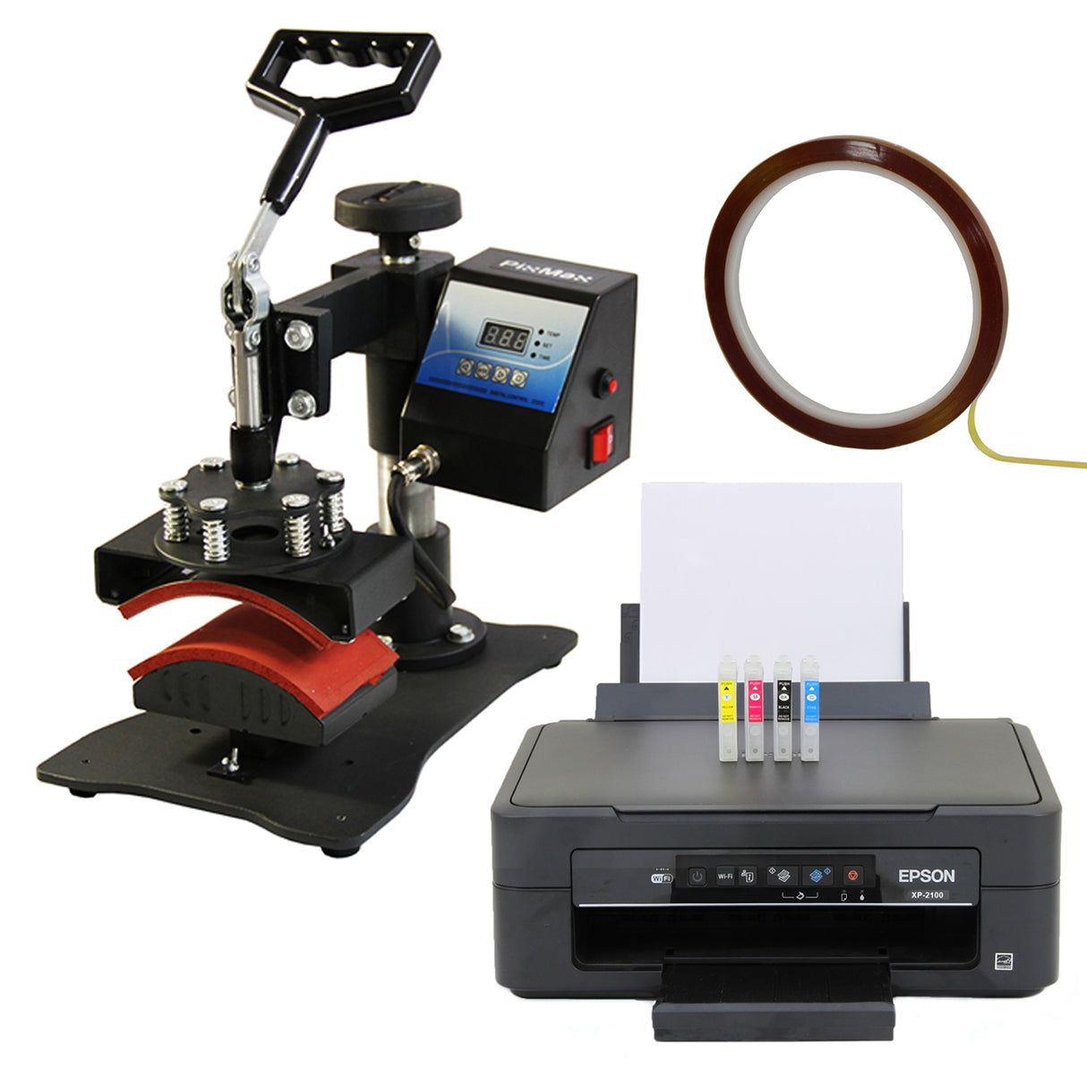 Cap Press & Epson Printer - Used - Acceptable