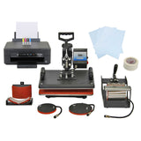 5 in 1 Heat Press & Epson Printer - Like New