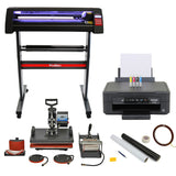 5 in 1, Vinyl Cutter LED, Value Printer, CISS, SignCut, Weeding Kit & Heat Tape - Like New