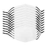 Small Face Masks Sublimation Blanks / 10 Pack - Used - Very Good