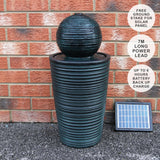 Round Ball Solar Water Feature - Used - Acceptable