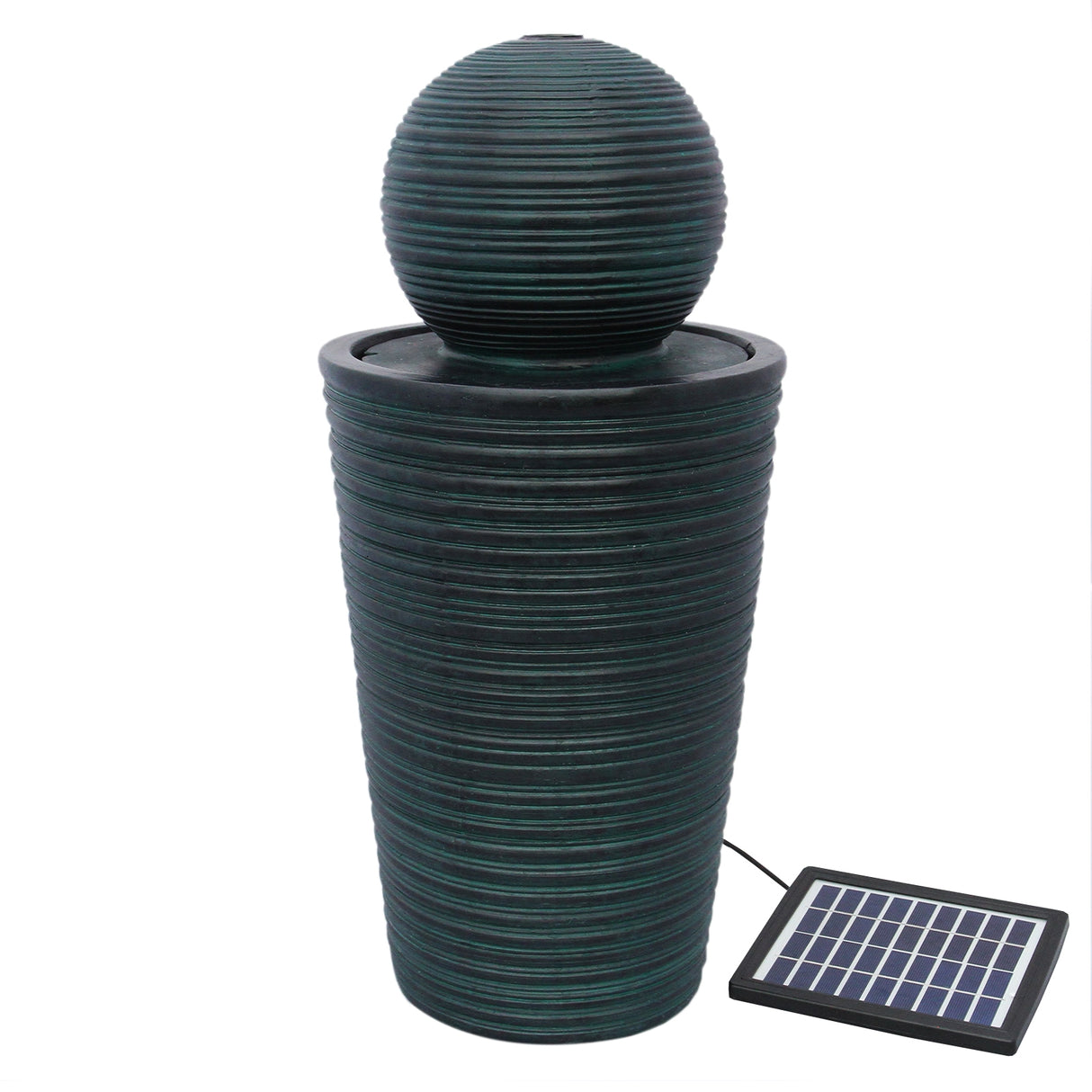 Round Ball Solar Water Feature - Used - Very Good