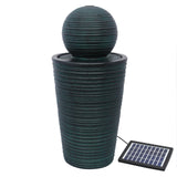 Round Ball Solar Water Feature - Used - Very Good