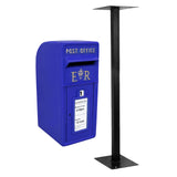 Blue Scottish Post Box with Stand - Like New
