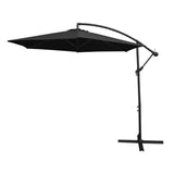 Black Cantilever Parasol & Square Base - Used - Acceptable