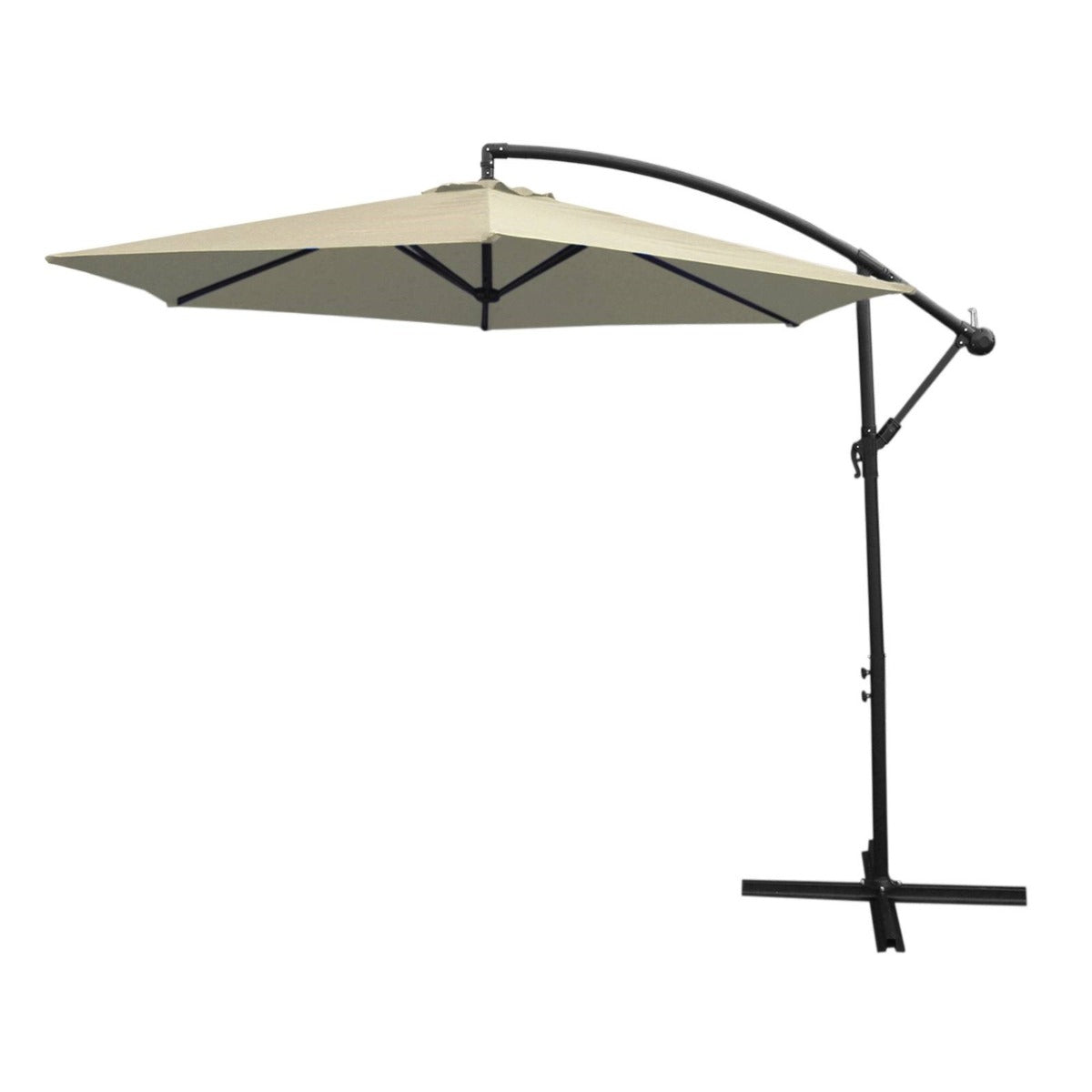Cream Cantilever Parasol & Fan Base - Used - Very Good