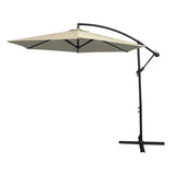 Cream Cantilever Parasol & Fan Base - Used - Very Good