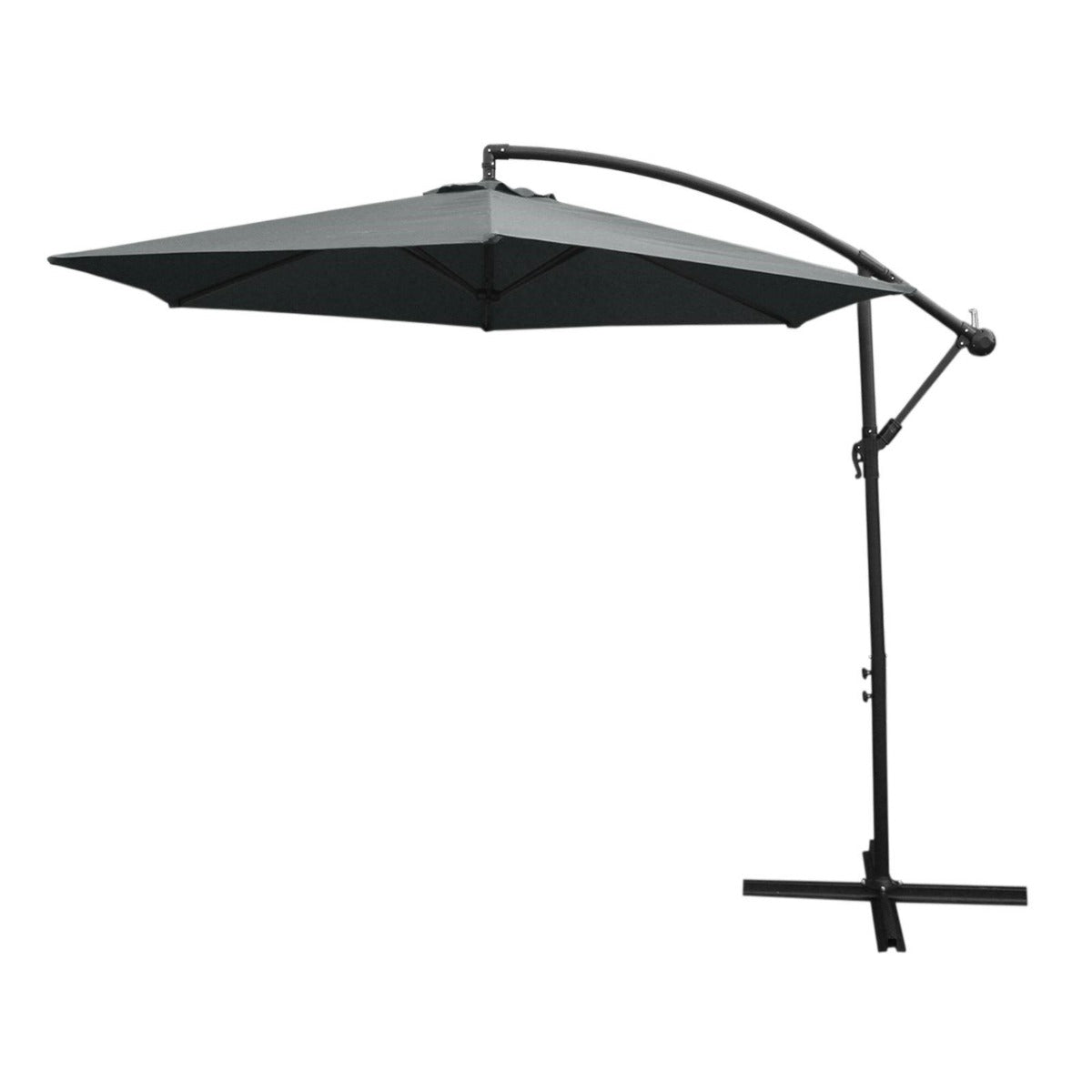 Grey Cantilever Parasol & Fan Base - Used - Acceptable