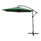 Green Cantilever Parasol & Fan Base - Used - Very Good