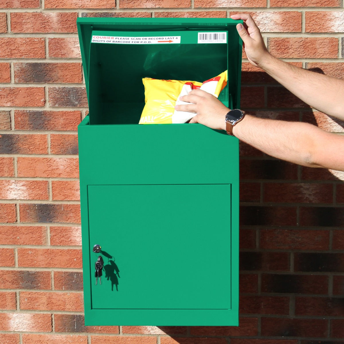 Green Parcel Post Box - Used - Acceptable