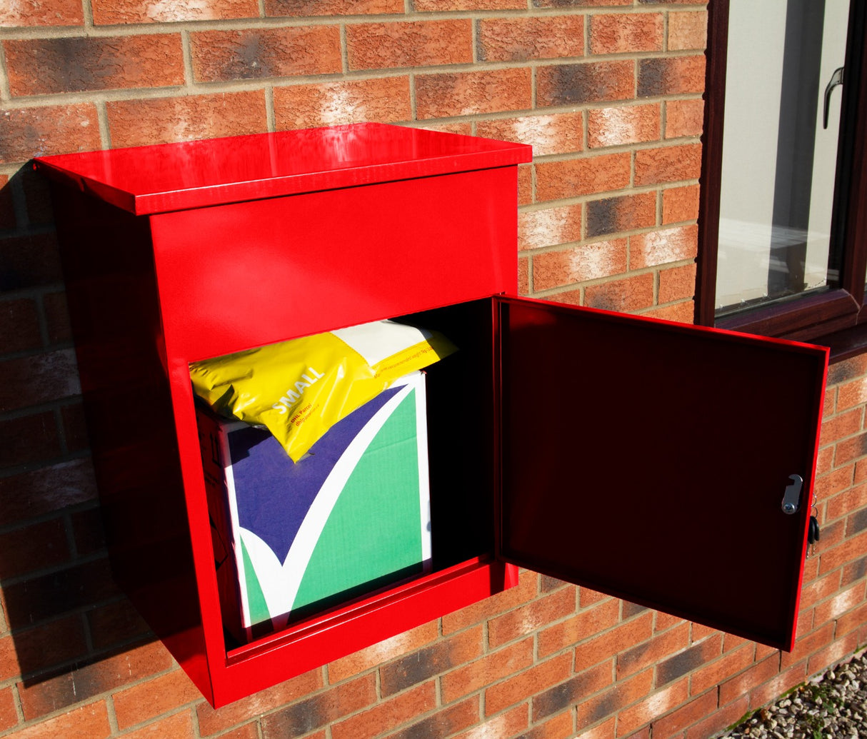 Red Parcel Post Box - Like New