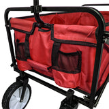 Foldable Garden Cart Red - Used - Good