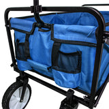 Foldable Garden Cart - Blue - Used - Very Good