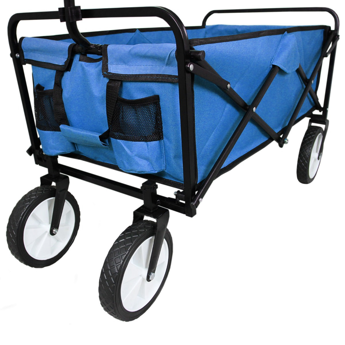 Foldable Garden Cart - Blue - Used - Acceptable