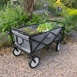 Foldable Garden Cart Grey - Used - Acceptable
