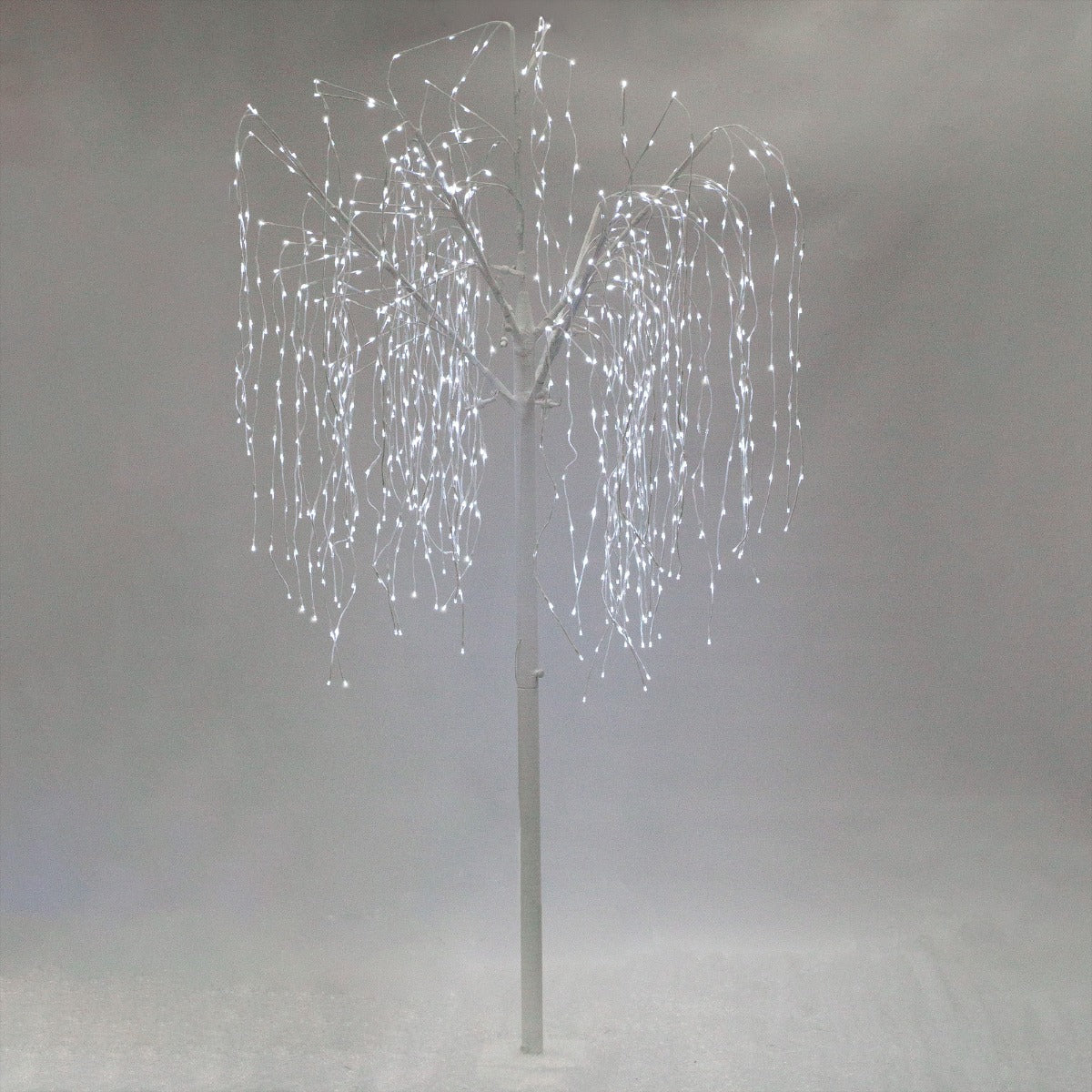 Weeping Willow Tree - 180cm White 400 Warm White LED - Used - Good