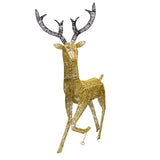 Light Up Reindeer Gold Stag - 120cm 200 Ice White LED - Used - Very Good