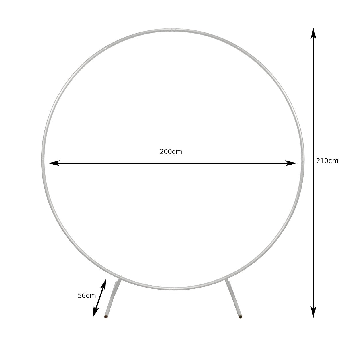 Wedding Moongate 200cm - White - Like New