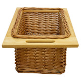 Pull Out Wicker Kitchen Baskets 400mm - Like New