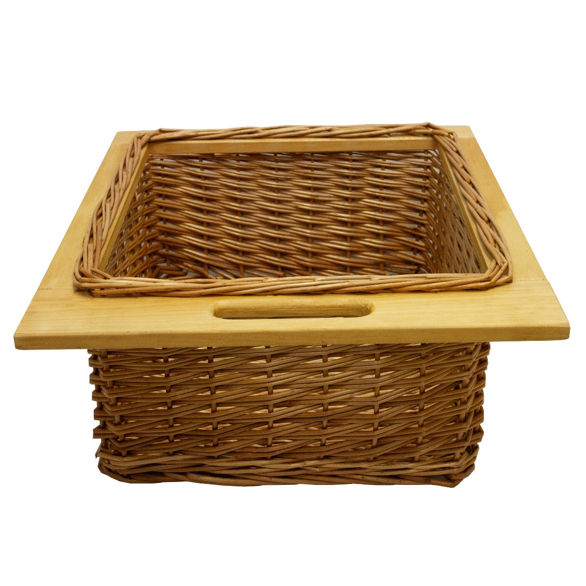 Pull Out Wicker Kitchen Baskets 500mm - Used - Very Good