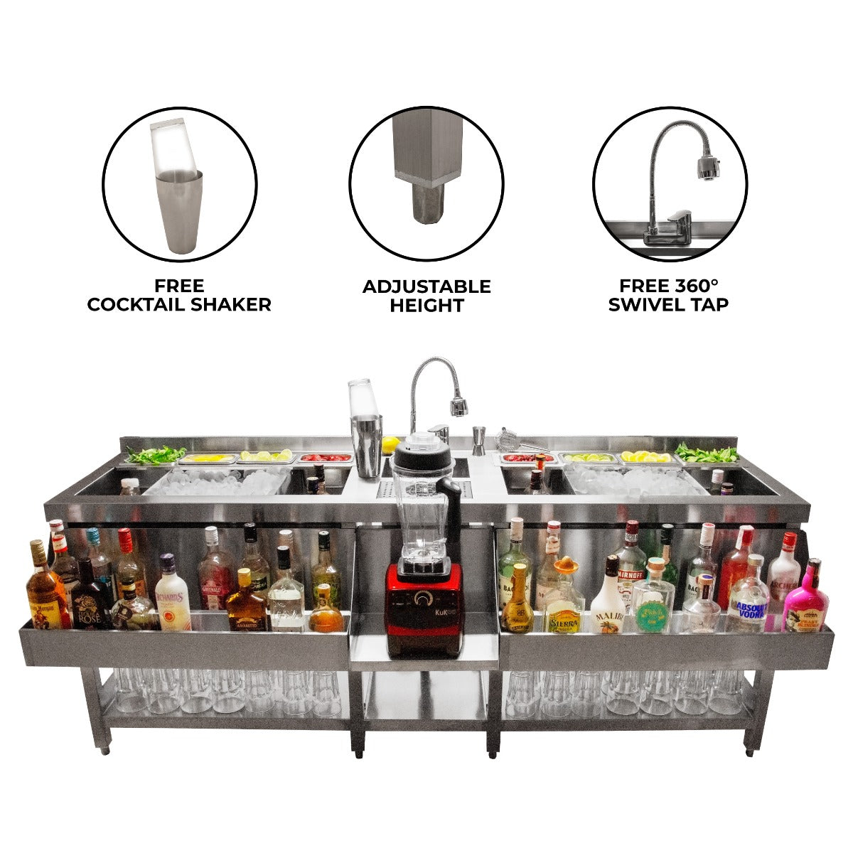 KuKoo Double Cocktail Bar Station - Used - Acceptable