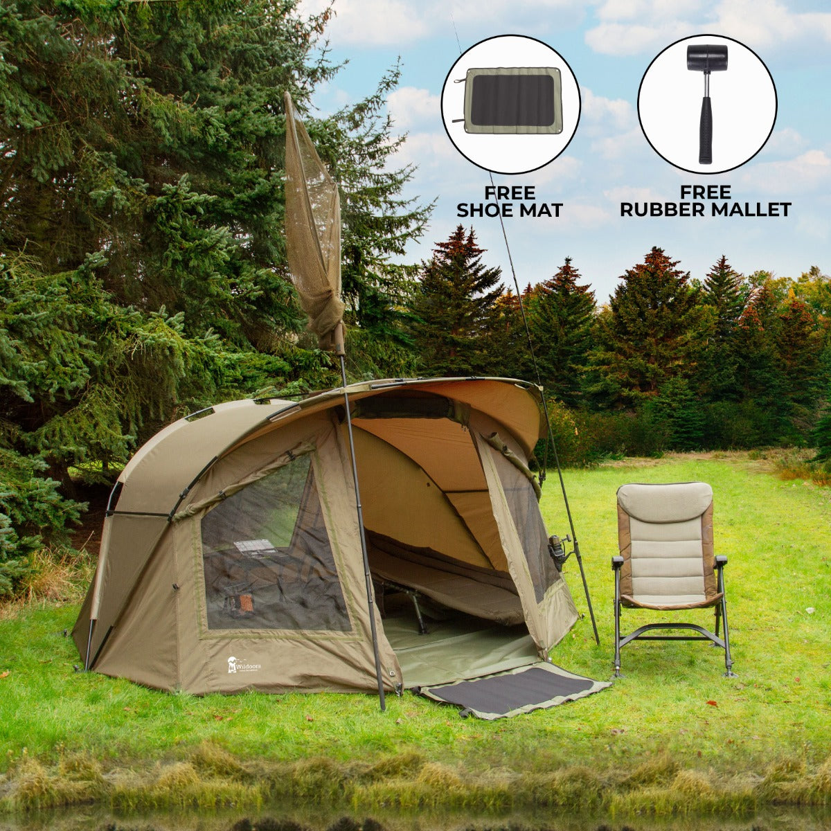 Fishing Bivvy 2-Man / 300cm - Used - Good